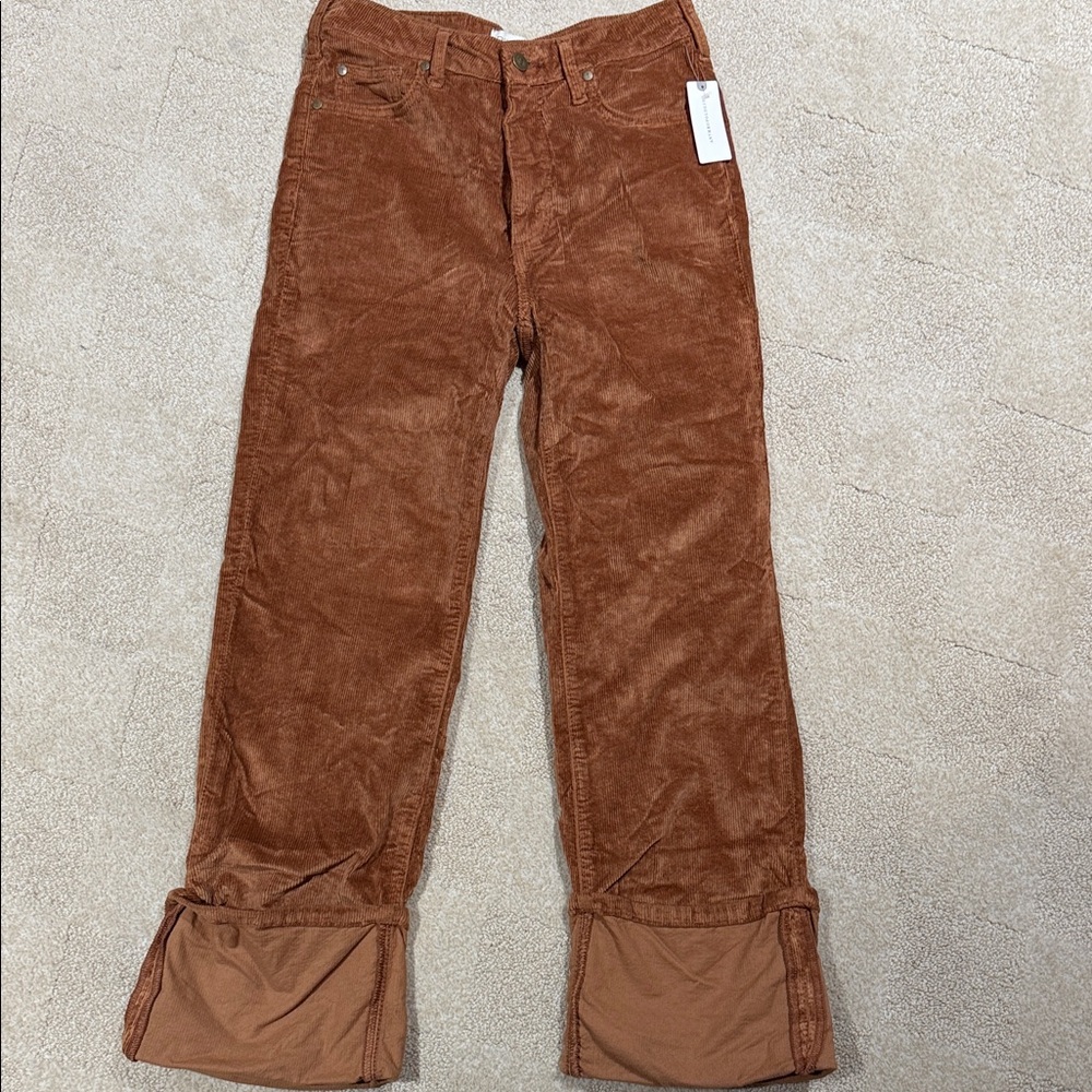 Pilcro Brown Corduroy Pants